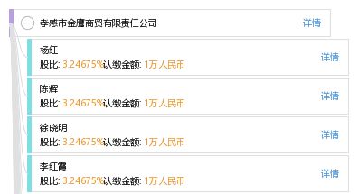 孝感市金鹰商贸有限责任公司综合信息概览